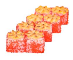 Ролл Калифорния запеченный